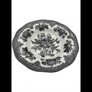 Johnson Brothers Asiatic Pheasant Black & White Floral Plate